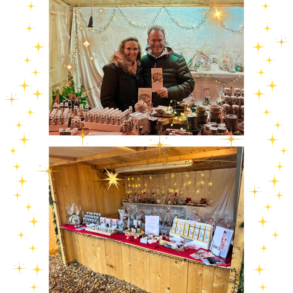 Foto Moni und Thilo Hänsel am Weihnachtsmarkt in Taufkirchen Vils